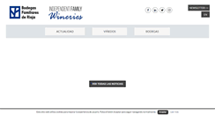 Desktop Screenshot of independentfamilywineries.com