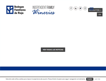 Tablet Screenshot of independentfamilywineries.com